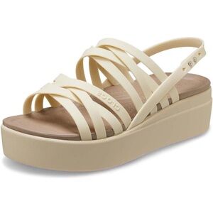 Crocs Women's Brooklyn Strappy Low Wedge Sandal - size 7